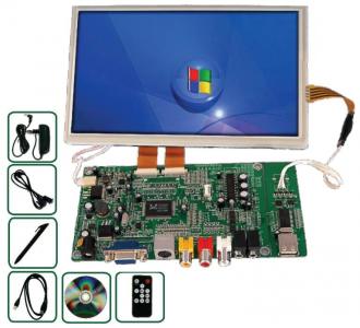   LCD B9S8.0" 800x480  HDMI+VGA+AV+SV