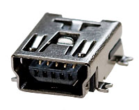 mini USB 05-BF SMD (USB/M-1J, MUBRS1-05S-TR))